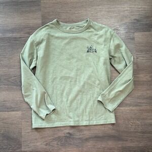 Cat‎ & Jack Boys Green Explore Graphic Long Sleeve T-Shirt Size M 8